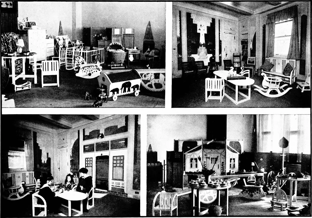An illustration from The room beautiful; a collection of interior illustrations showing decoration and furnishing details of the important furnishing periods, 1915, leaf 262