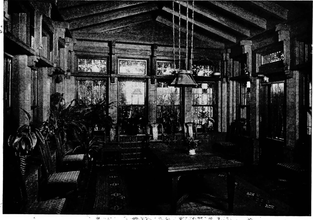 An illustration from The room beautiful; a collection of interior illustrations showing decoration and furnishing details of the important furnishing periods, 1915, leaf 278