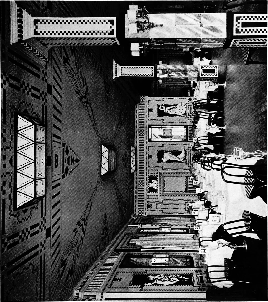 An illustration from The room beautiful; a collection of interior illustrations showing decoration and furnishing details of the important furnishing periods, 1915, leaf 280