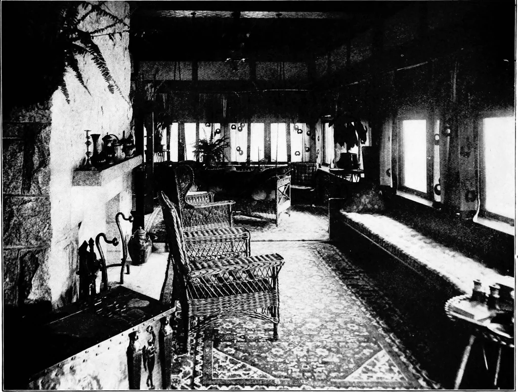 An illustration from The room beautiful; a collection of interior illustrations showing decoration and furnishing details of the important furnishing periods, 1915, leaf 285