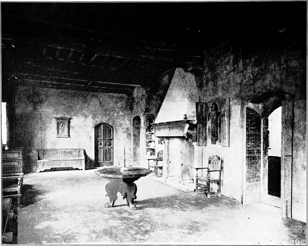 An illustration from The room beautiful; a collection of interior illustrations showing decoration and furnishing details of the important furnishing periods, 1915, leaf 31