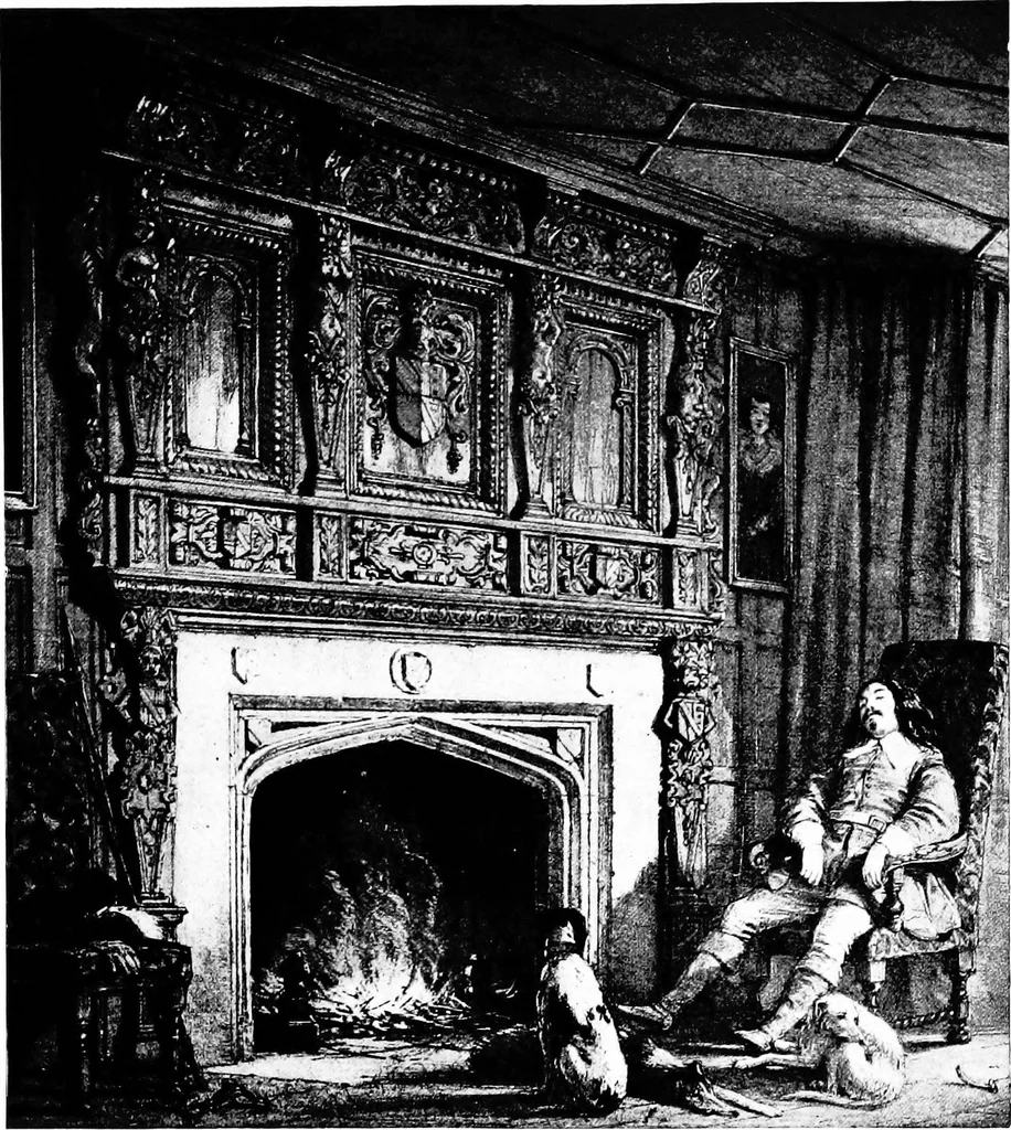 An illustration from The room beautiful; a collection of interior illustrations showing decoration and furnishing details of the important furnishing periods, 1915, leaf 41