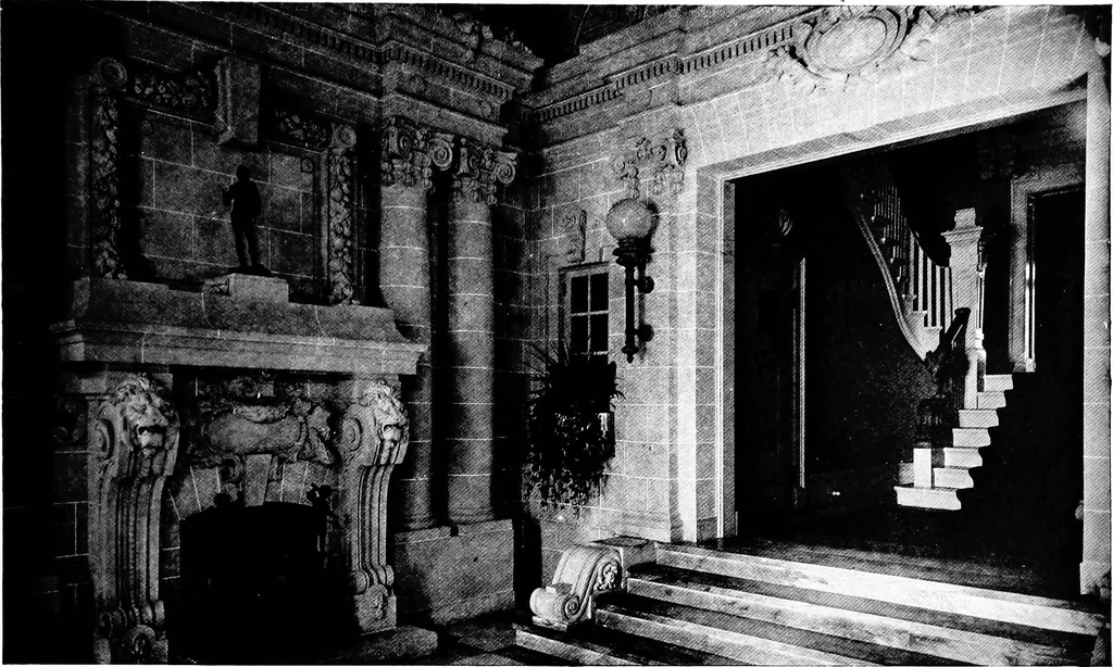 An illustration from The room beautiful; a collection of interior illustrations showing decoration and furnishing details of the important furnishing periods, 1915, leaf 62