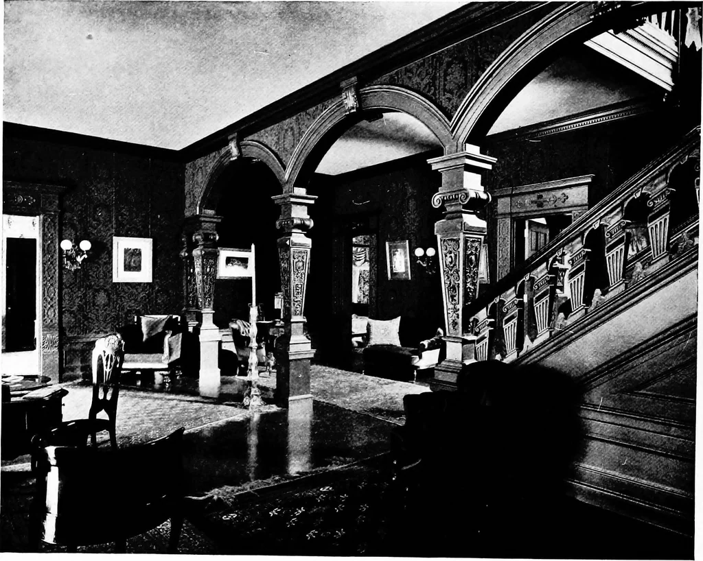 An illustration from The room beautiful; a collection of interior illustrations showing decoration and furnishing details of the important furnishing periods, 1915, leaf 67