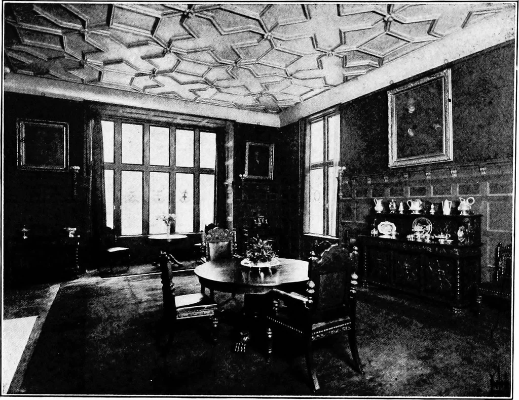 An illustration from The room beautiful; a collection of interior illustrations showing decoration and furnishing details of the important furnishing periods, 1915, leaf 69