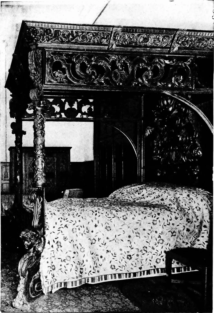 An illustration from The room beautiful; a collection of interior illustrations showing decoration and furnishing details of the important furnishing periods, 1915, leaf 73