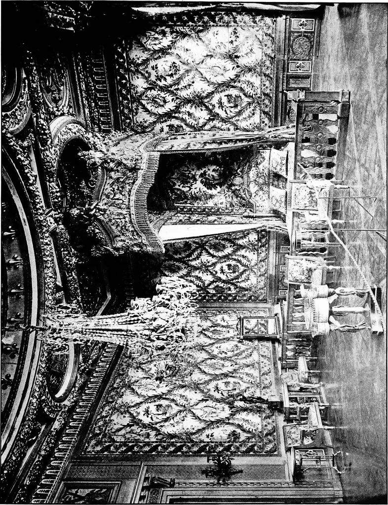 An illustration from The room beautiful; a collection of interior illustrations showing decoration and furnishing details of the important furnishing periods, 1915, leaf 92