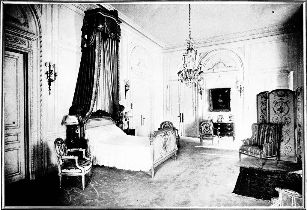 An illustration from The room beautiful; a collection of interior illustrations showing decoration and furnishing details of the important furnishing periods, 1915, leaf 94