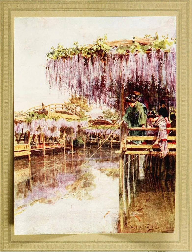 An illustration from Japanese gardens, 1912, leaf 147