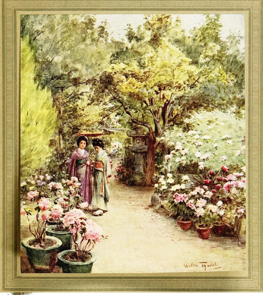 An illustration from Japanese gardens, 1912, leaf 301