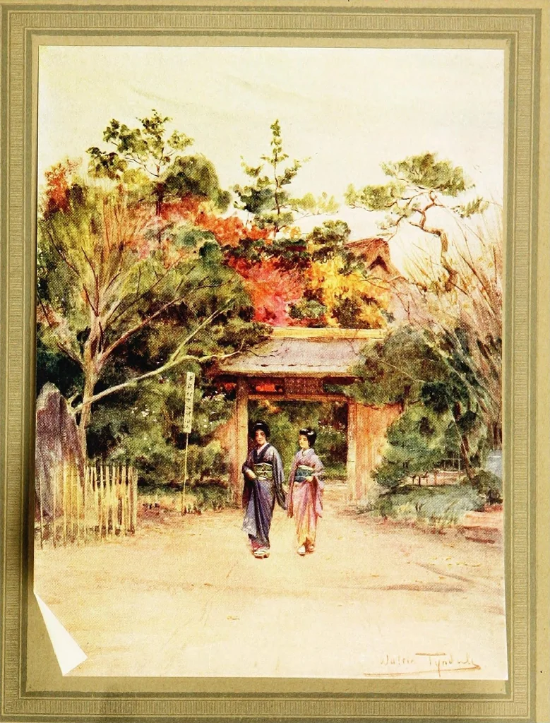 An illustration from Japanese gardens, 1912, leaf 313