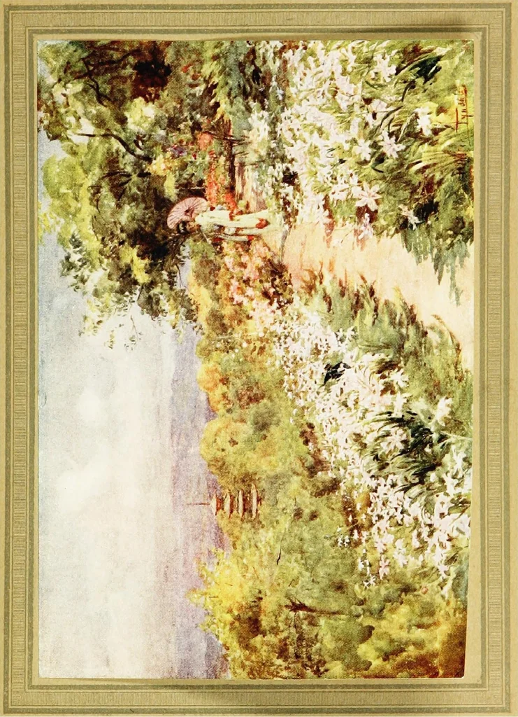 An illustration from Japanese gardens, 1912, leaf 63