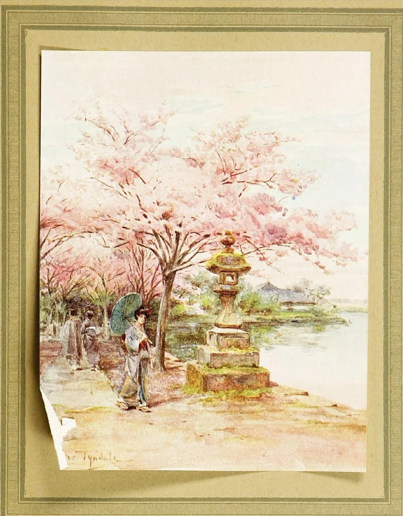 An illustration from Japanese gardens, 1912, leaf 95