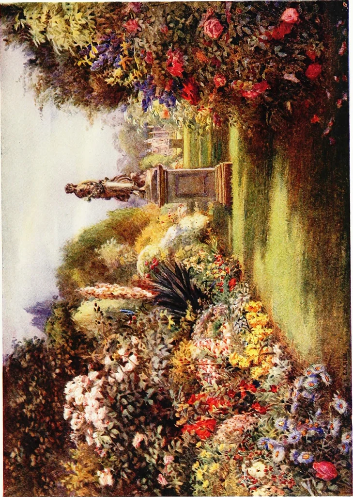 An illustration from The gardens of England in the southern & western counties, 1907, leaf 129