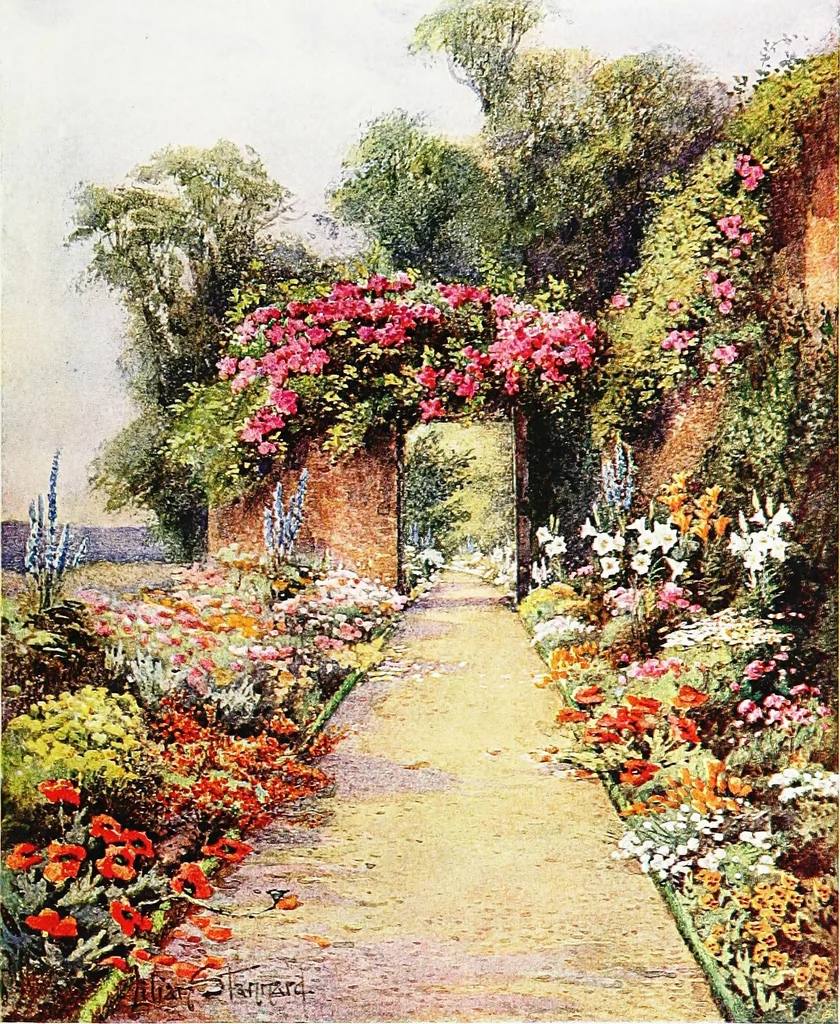 An illustration from The gardens of England in the southern & western counties, 1907, leaf 147