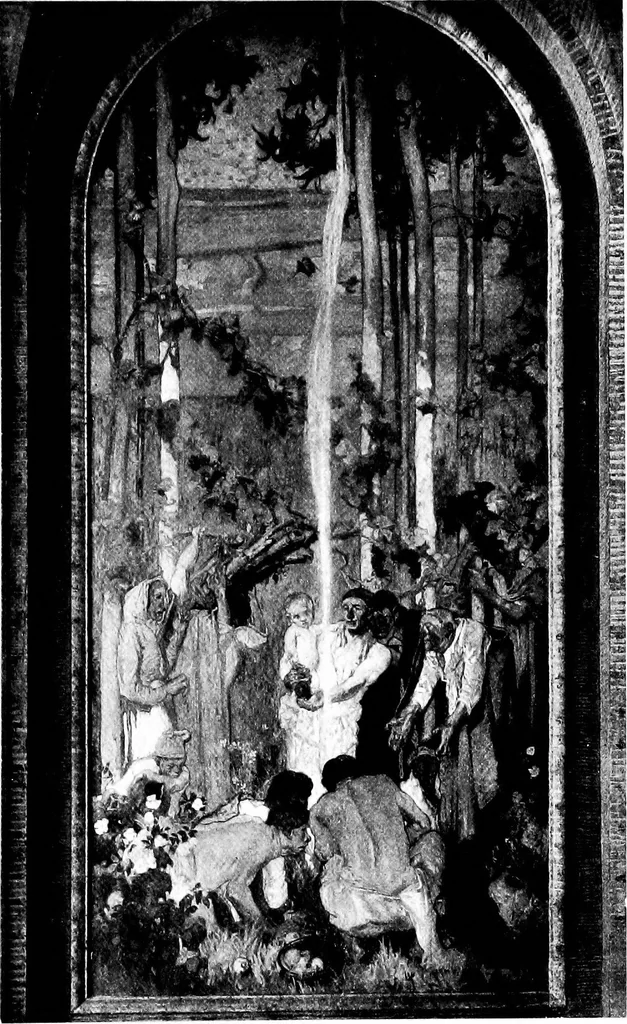 An illustration from The art of the exposition : personal impressions of the architecture, sculpture, mural decorations, color scheme & other aesthetic aspects of the Panama-Pacific International Exposition, 1915, leaf 144