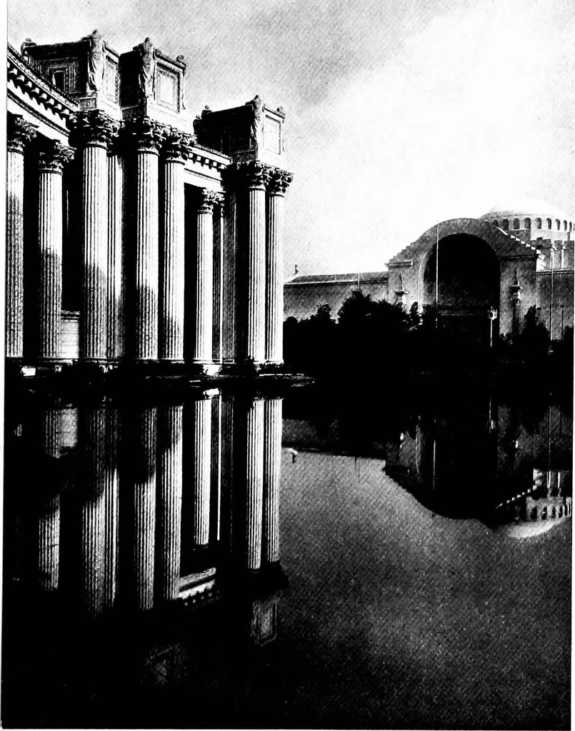 An illustration from The art of the exposition : personal impressions of the architecture, sculpture, mural decorations, color scheme & other aesthetic aspects of the Panama-Pacific International Exposition, 1915, leaf 56