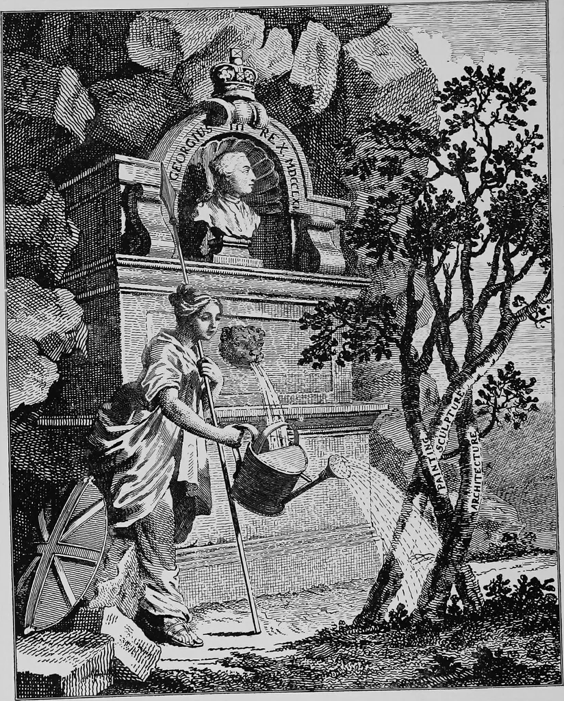 An illustration from The Society of artists of Great Britain, 1760-1791; the Free society of artists, 1761-1783 ; a complete dictionary of contributors and their work from the foundation of the societies to 1791, 1907, leaf 19