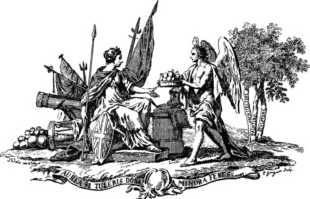 An illustration from The Society of artists of Great Britain, 1760-1791; the Free society of artists, 1761-1783 ; a complete dictionary of contributors and their work from the foundation of the societies to 1791, 1907, leaf 382