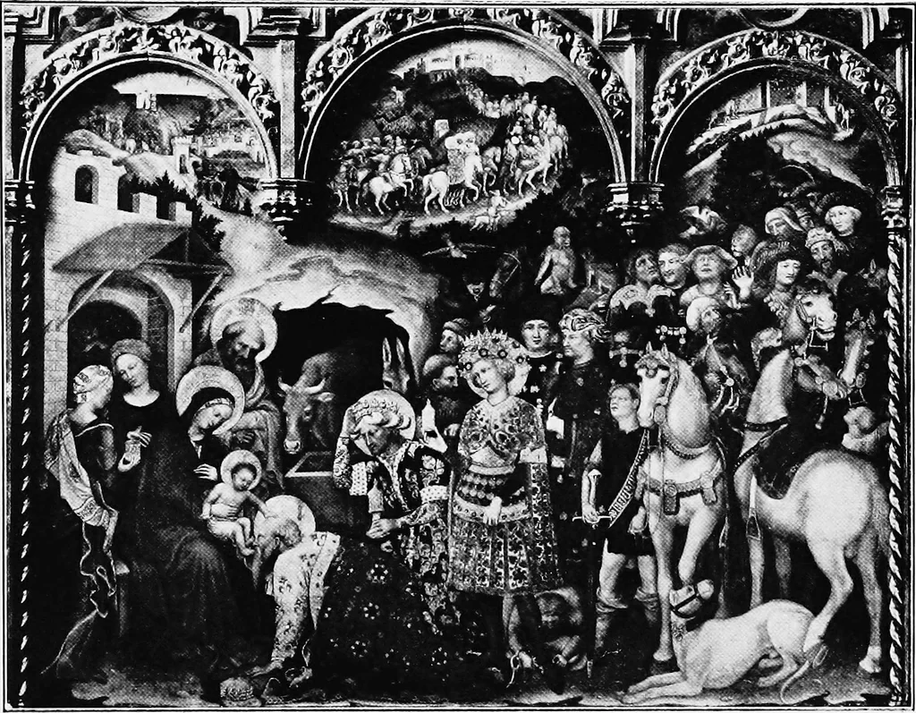 An illustration from The art of the Uffizi palace and the Florence academy, together with that of the minor museums of Florence, with explanatory and appreciative comment on the notable works therein preserved, and their history and significance, 1912, leaf 106