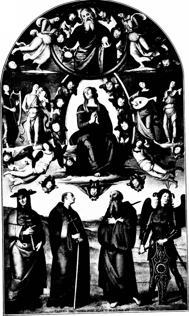 An illustration from The art of the Uffizi palace and the Florence academy, together with that of the minor museums of Florence, with explanatory and appreciative comment on the notable works therein preserved, and their history and significance, 1912, leaf 166