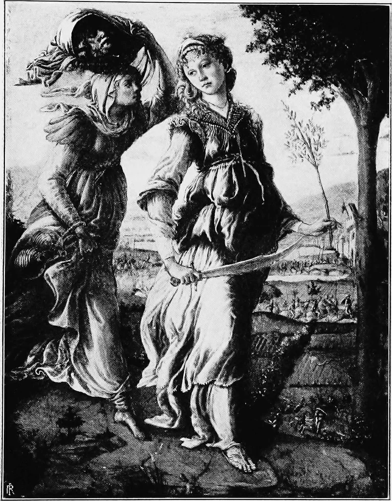 An illustration from The art of the Uffizi palace and the Florence academy, together with that of the minor museums of Florence, with explanatory and appreciative comment on the notable works therein preserved, and their history and significance, 1912, leaf 254