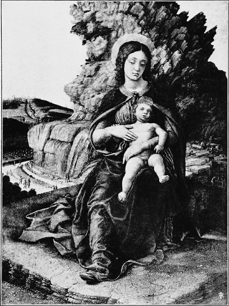 An illustration from The art of the Uffizi palace and the Florence academy, together with that of the minor museums of Florence, with explanatory and appreciative comment on the notable works therein preserved, and their history and significance, 1912, leaf 390