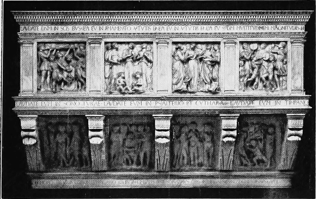 An illustration from The art of the Uffizi palace and the Florence academy, together with that of the minor museums of Florence, with explanatory and appreciative comment on the notable works therein preserved, and their history and significance, 1912, leaf 442