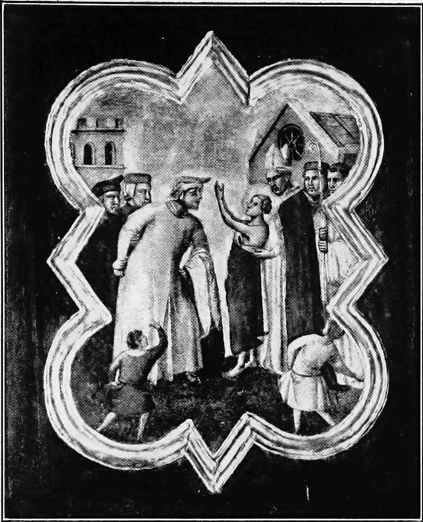 An illustration from The art of the Uffizi palace and the Florence academy, together with that of the minor museums of Florence, with explanatory and appreciative comment on the notable works therein preserved, and their history and significance, 1912, leaf 84