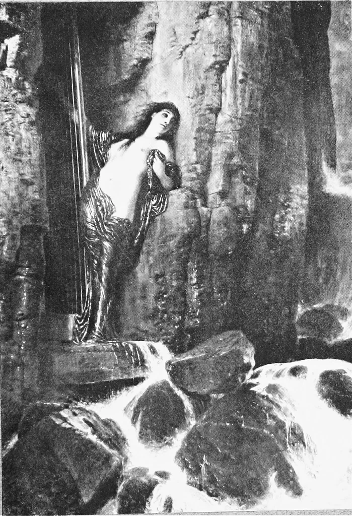 An illustration from Exhibition of contemporary German art; the Copley society of Boston 1909, 1908, leaf 100