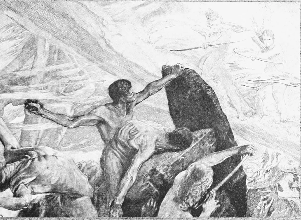 An illustration from Exhibition of contemporary German art; the Copley society of Boston 1909, 1908, leaf 132
