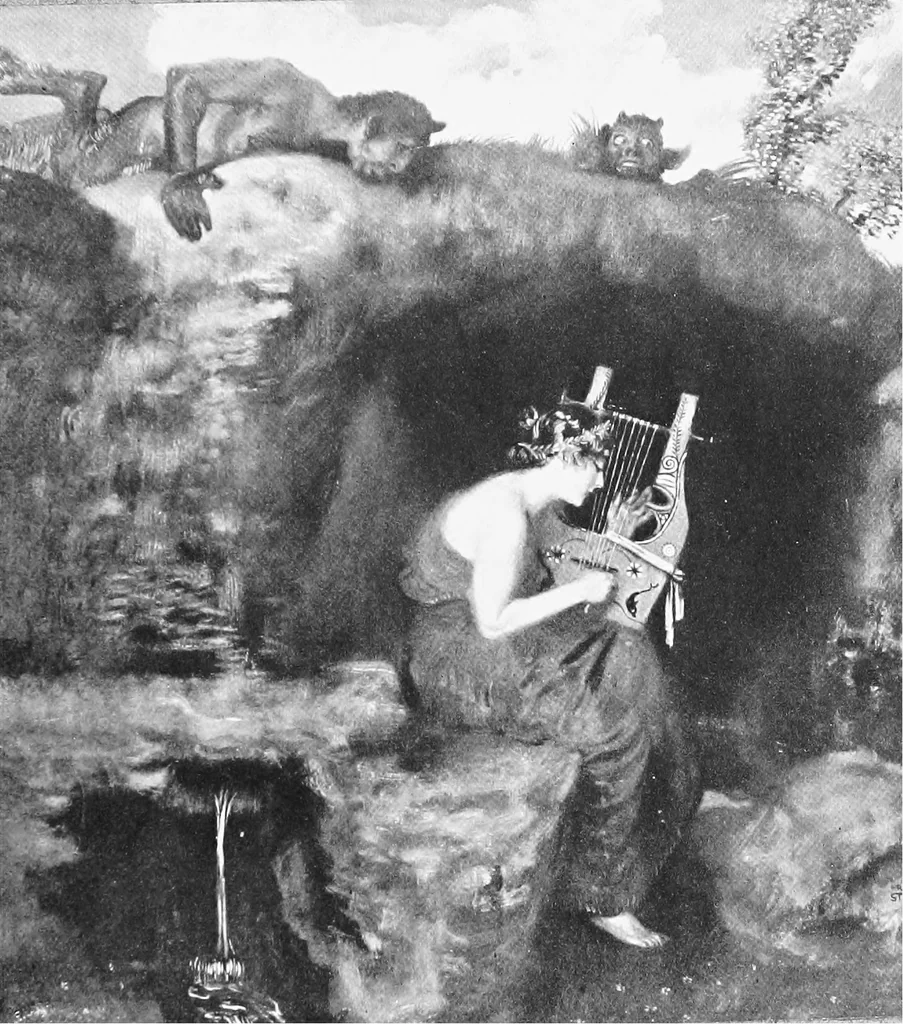An illustration from Exhibition of contemporary German art; the Copley society of Boston 1909, 1908, leaf 172