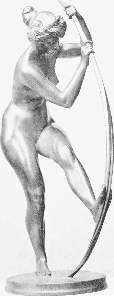 An illustration from Exhibition of contemporary German art; the Copley society of Boston 1909, 1908, leaf 198