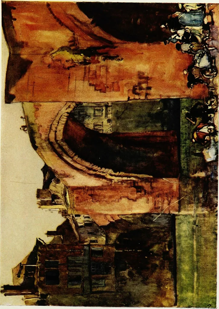 An illustration from A book of bridges, 1915, leaf 128