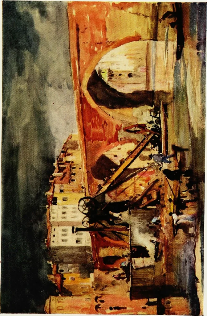 An illustration from A book of bridges, 1915, leaf 134