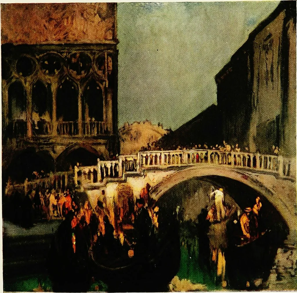 An illustration from A book of bridges, 1915, leaf 202