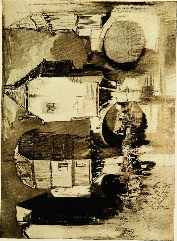 An illustration from A book of bridges, 1915, leaf 264