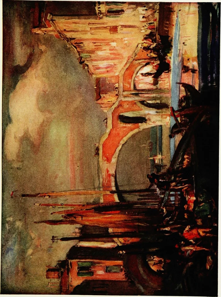 An illustration from A book of bridges, 1915, leaf 286