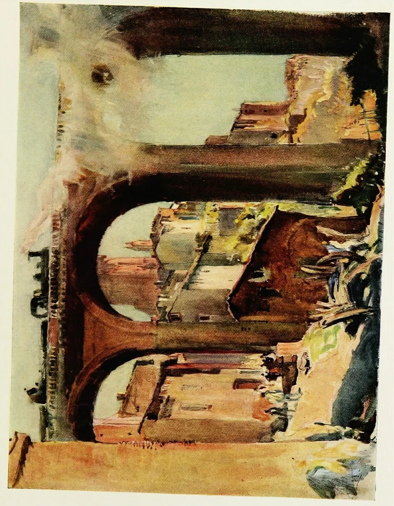 An illustration from A book of bridges, 1915, leaf 30