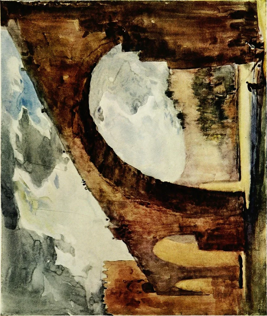 An illustration from A book of bridges, 1915, leaf 366