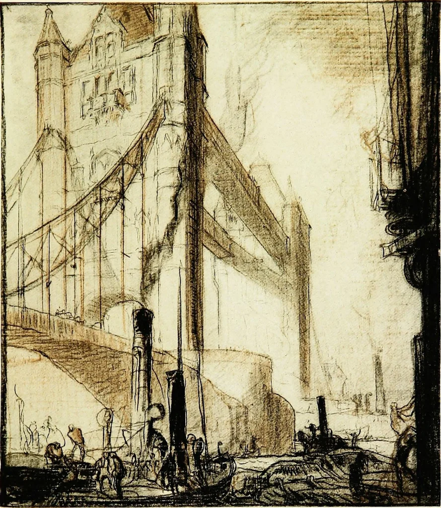 An illustration from A book of bridges, 1915, leaf 414