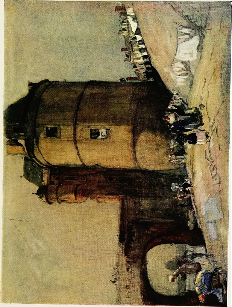 An illustration from A book of bridges, 1915, leaf 420