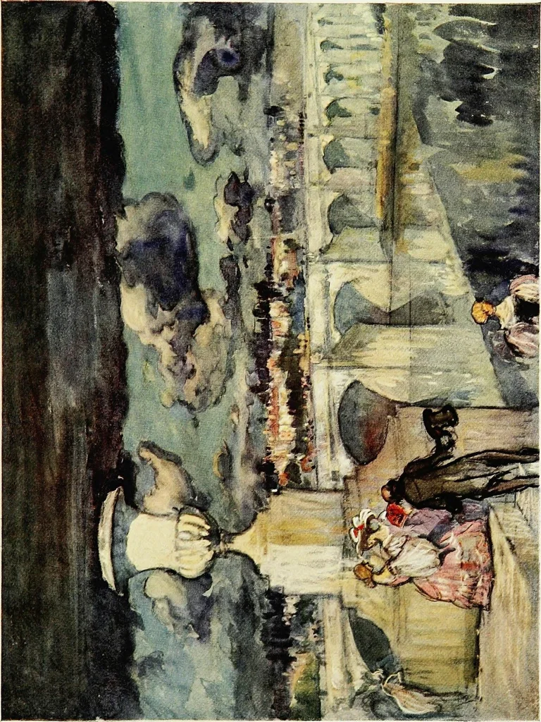 An illustration from A book of bridges, 1915, leaf 434