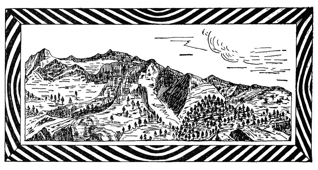 An illustration from Visual illusions, their causes, characteristics and applications, 1922, leaf 205