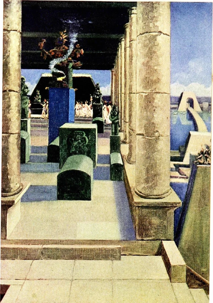 An illustration from A handful of silver; six stories of silversmiths, 1902, leaf 120