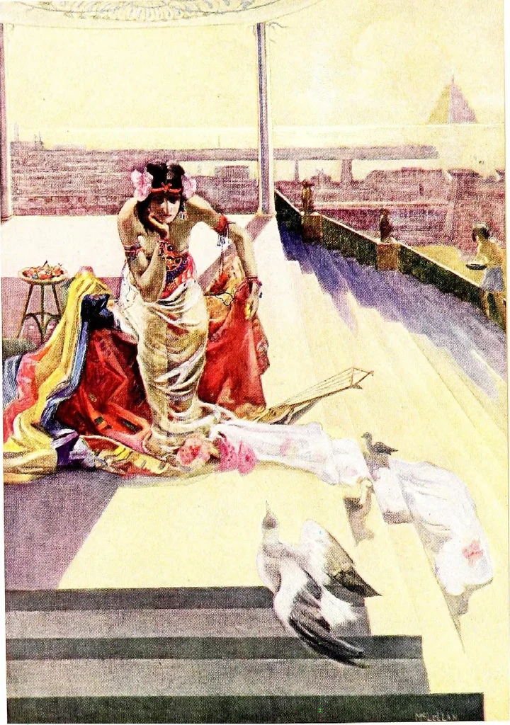 An illustration from A handful of silver; six stories of silversmiths, 1902, leaf 34