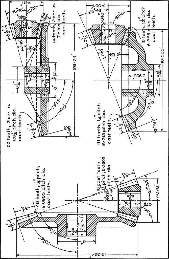 An illustration from Free-hand lettering. Being a treatise on plain lettering from the practical standpoint for use in engineering schools and colleges. By Victor T. Wilson.., 1903, leaf 136