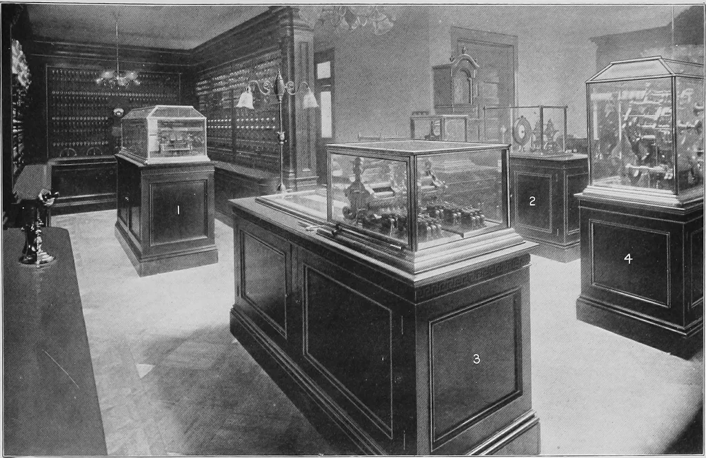 An illustration from Telephones and telegraphs: 1902 : [and Municipal electric fire alarm and police patrol systems], 1906, leaf 172