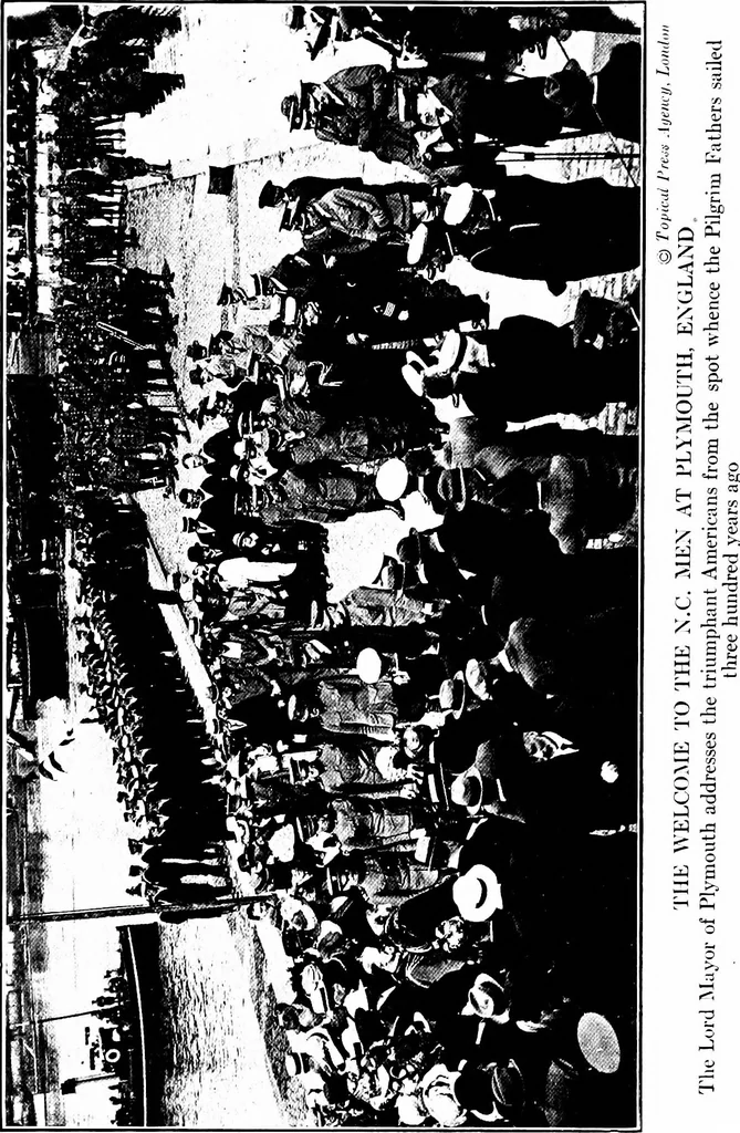 An illustration from The triumph of the N. C.'s, 1920, leaf 199