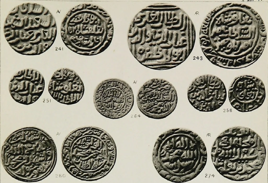 An illustration from The coins of the sultans of Dehlí in the British Museum, 1884, leaf 260